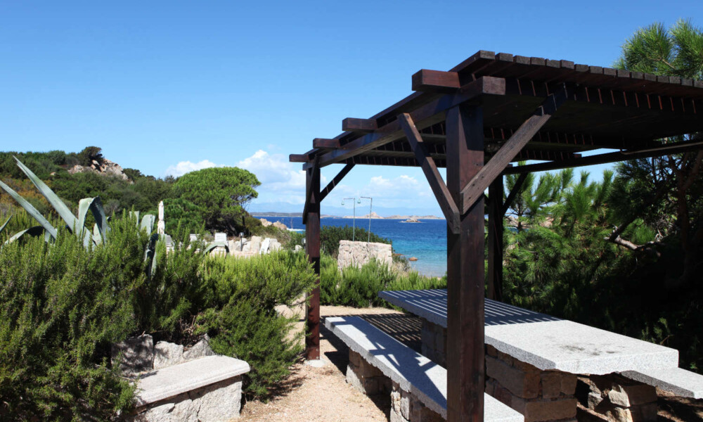 Residenza Marginetto - Zona barbecue con vista mare